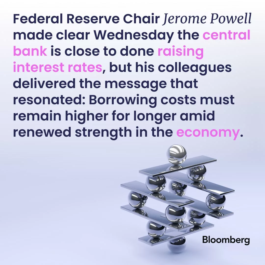 fed-signals-higher-for-longer-rates-with-hikes-almost-finished